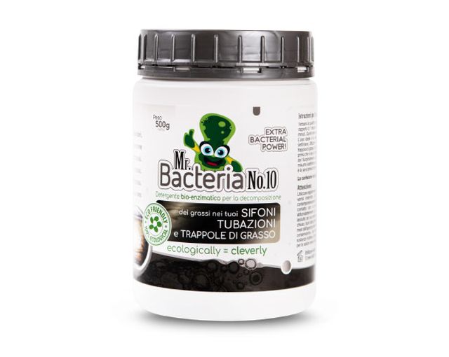 Mr. Bacteria No.10 Detergente bio-enzimatico per la decomposizione dei grassi nei tuoi