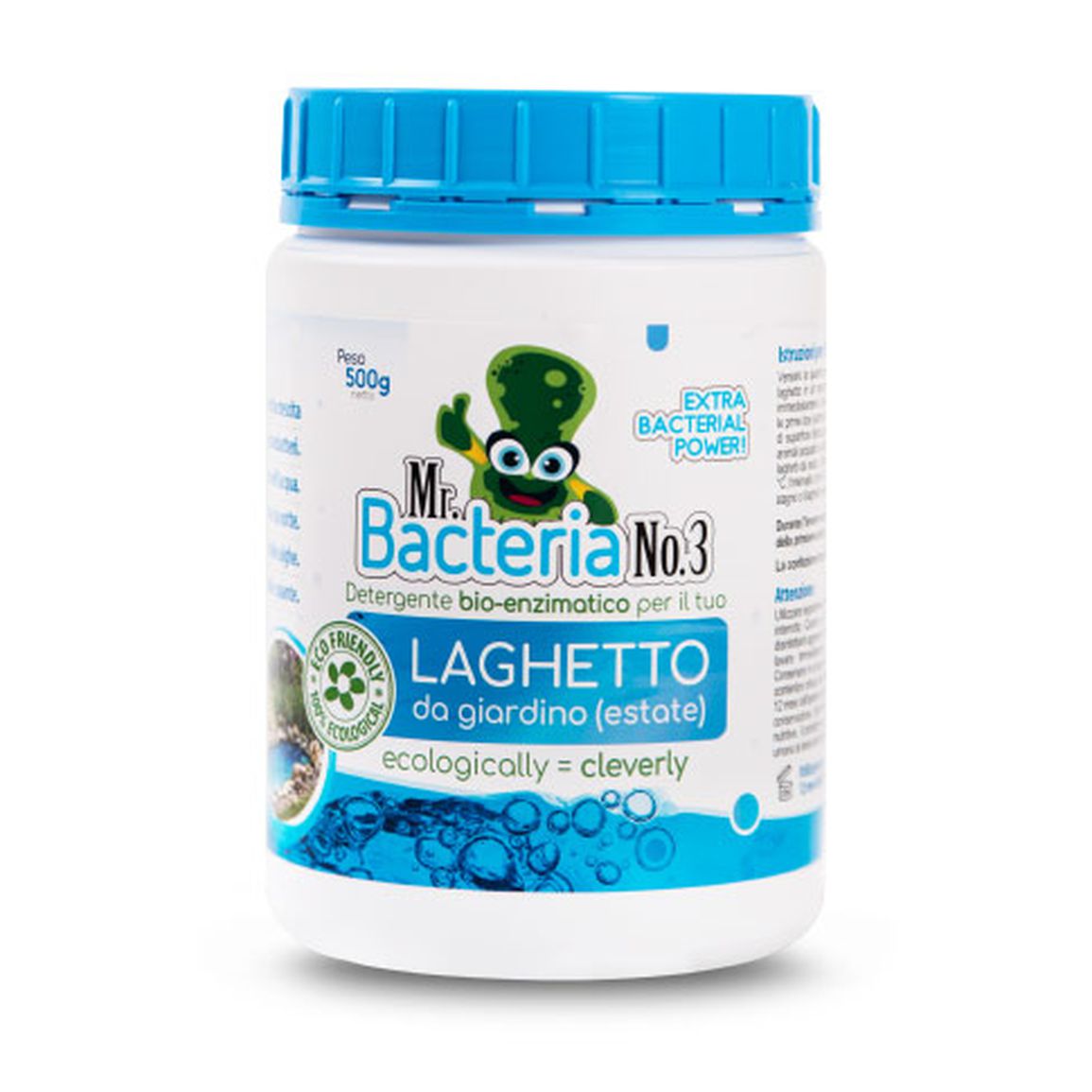 Detergente bio-enzimatico per il tuo LAGHETTO da giardino (estate) 500g (Batteri per laghetto)