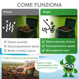 Attivatore e acceleratore di compostaggio 500g