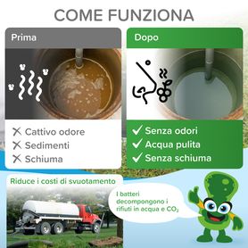 Attivatore bio-enzimatico per fosse Imhoff 500g