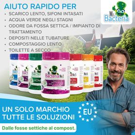 Attivatore bio-enzimatico per fosse Imhoff 500g