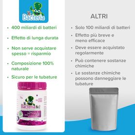 Attivatore bio-enzimatico per fosse Imhoff 500g