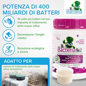 Attivatore bio-enzimatico per fosse Imhoff 500g