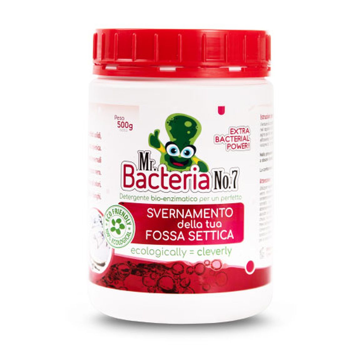 Detergente bio-enzimatico per un perfetto SVERNAMENTO della tua FOSSA SETTICA 500g (Batteri per fossa biologica)