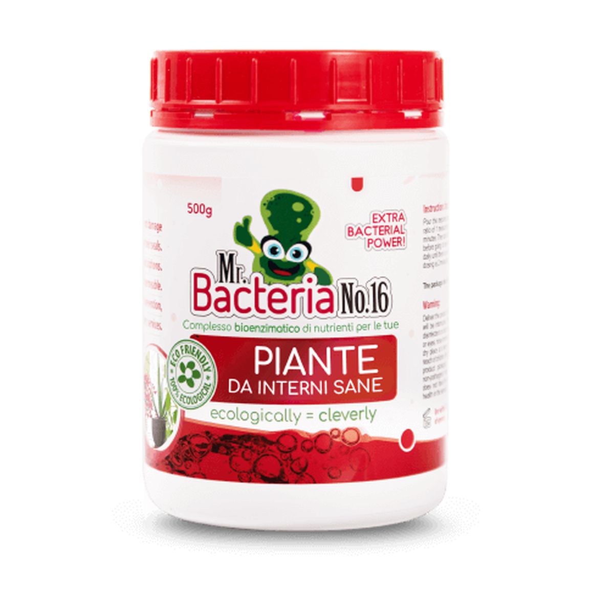 Fertilizzante biologico nutriente e protettivo per piante da interno 500g